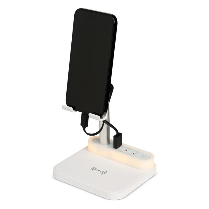 Base de Carregamento com Suporte Celular e Luminária - Imagem 3