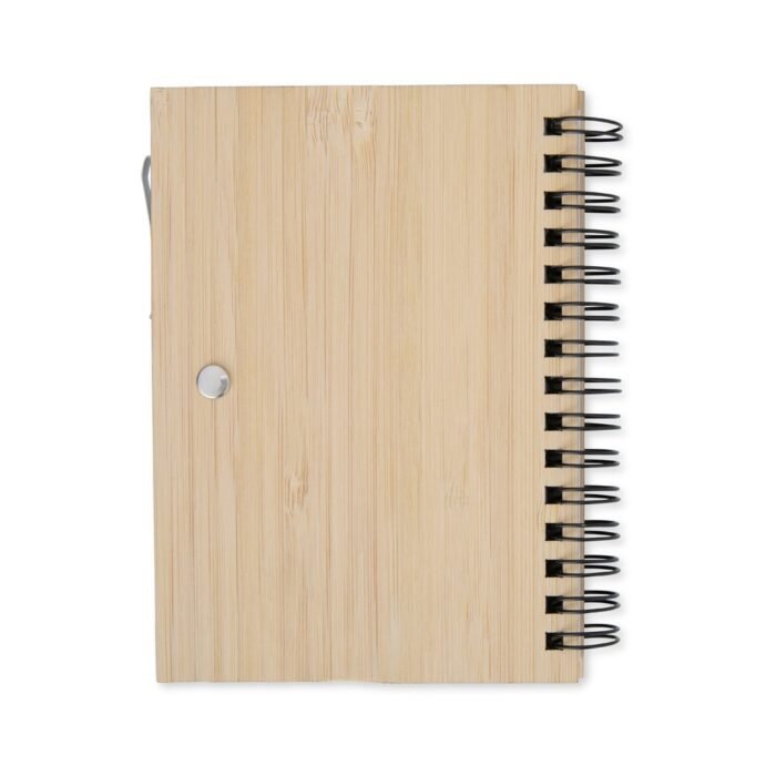 Caderneta em Bambu com Caneta - Imagem 2