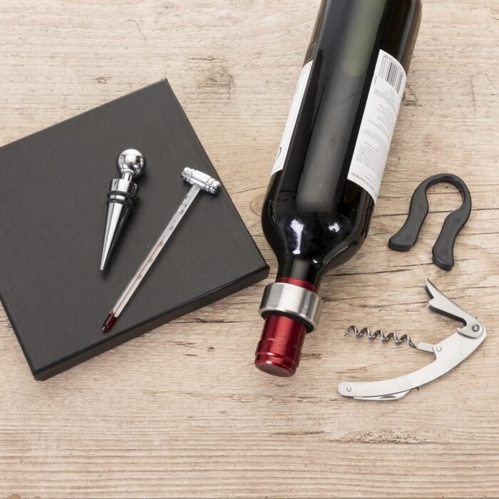 Kit vinho com 5 peças em estojo de papelão - Imagem 2