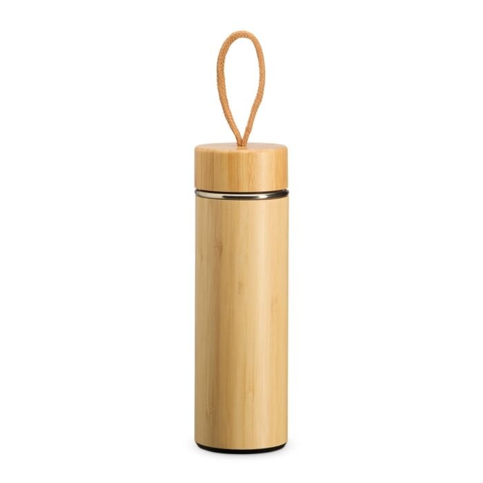 Garrafa Térmica Bambu 400ml com Infusor - Imagem 2