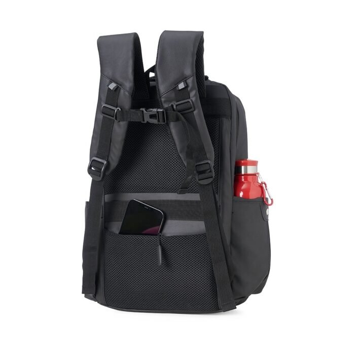 Mochila Couro Sintético USB 20 Litros - Imagem 9