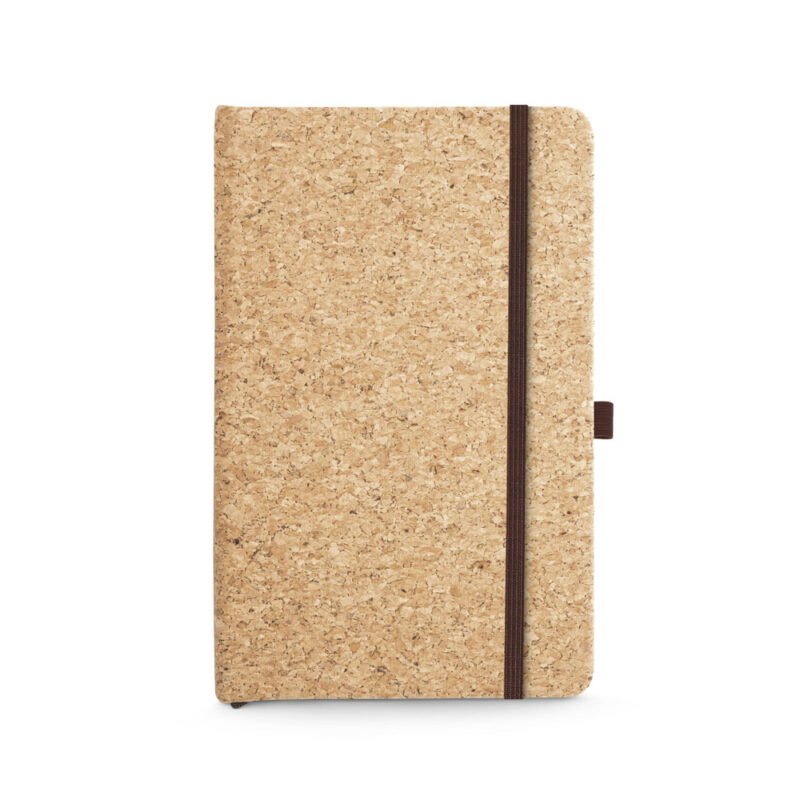 Caderno A5 de capa dura em cortiça