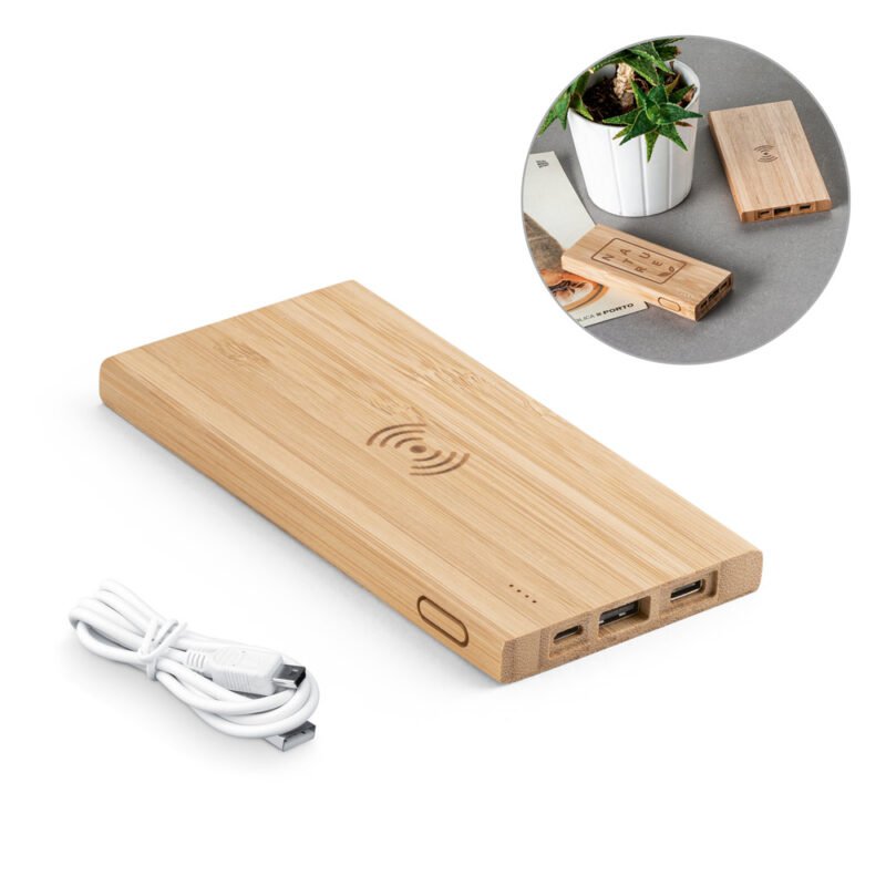 Bateria portátil com carregador wireless