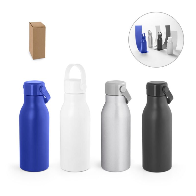 Squeeze em alumínio 100% reciclado com acabamento em mate 700 mL