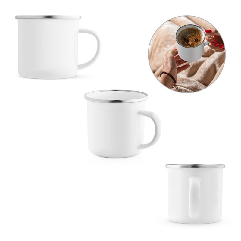 Caneca em esmalte para sublimação 350 mL