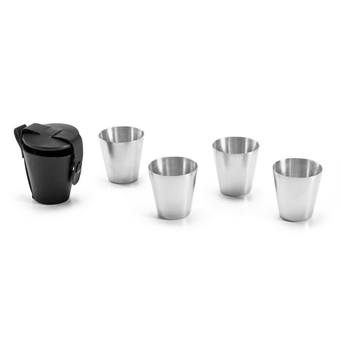 Conjunto de 4 copos em aço inoxidável 25 mL - Imagem 3