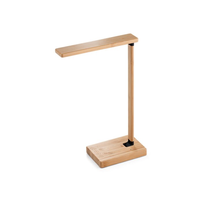 Luminária em bambu com carregador wireless - Imagem 3