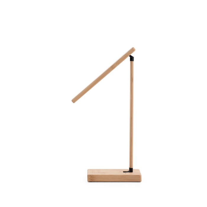 Luminária em bambu com carregador wireless - Imagem 9