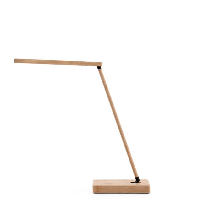 Luminária em bambu com carregador wireless - Imagem 8