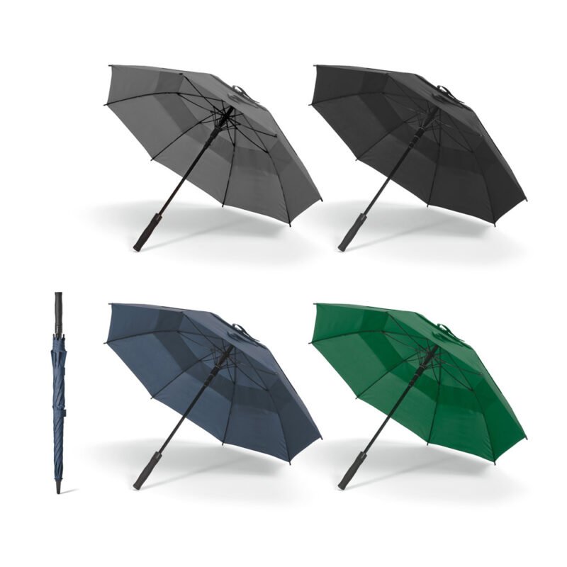 Guarda-chuva em 100% poliéster reciclado