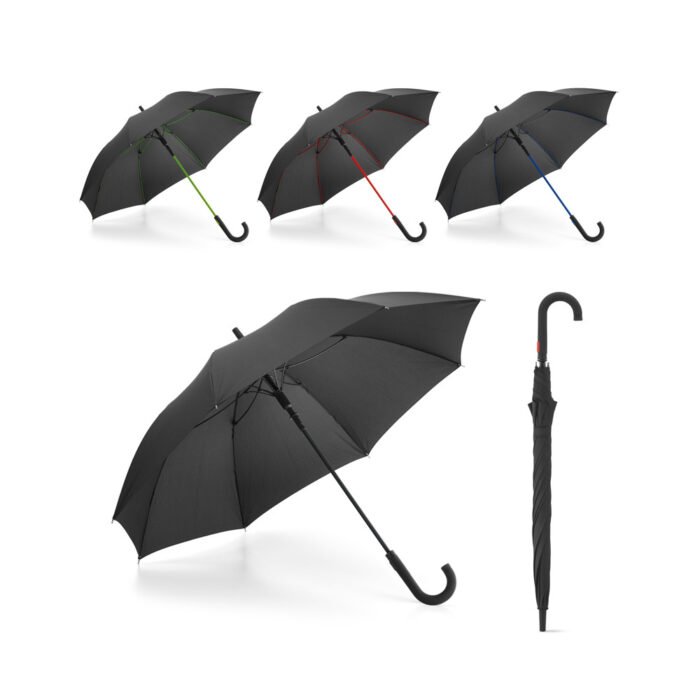 Guarda-chuva em pongee 190T com abertura automática
