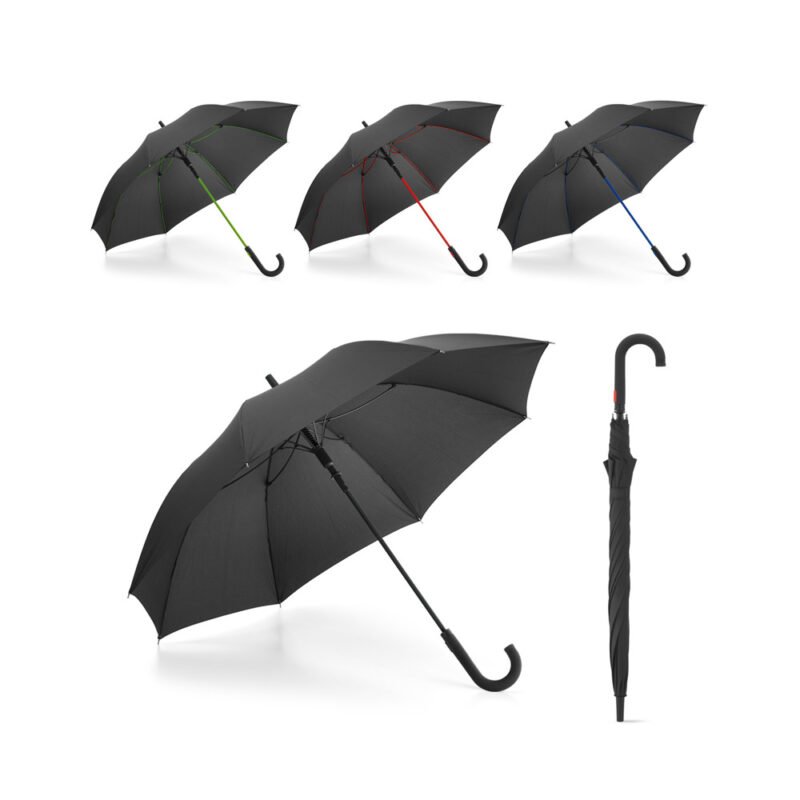 Guarda-chuva em pongee 190T com abertura automática