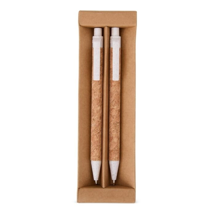 Kit Ecológico Caneta e Lapiseira Cortiça - Imagem 2