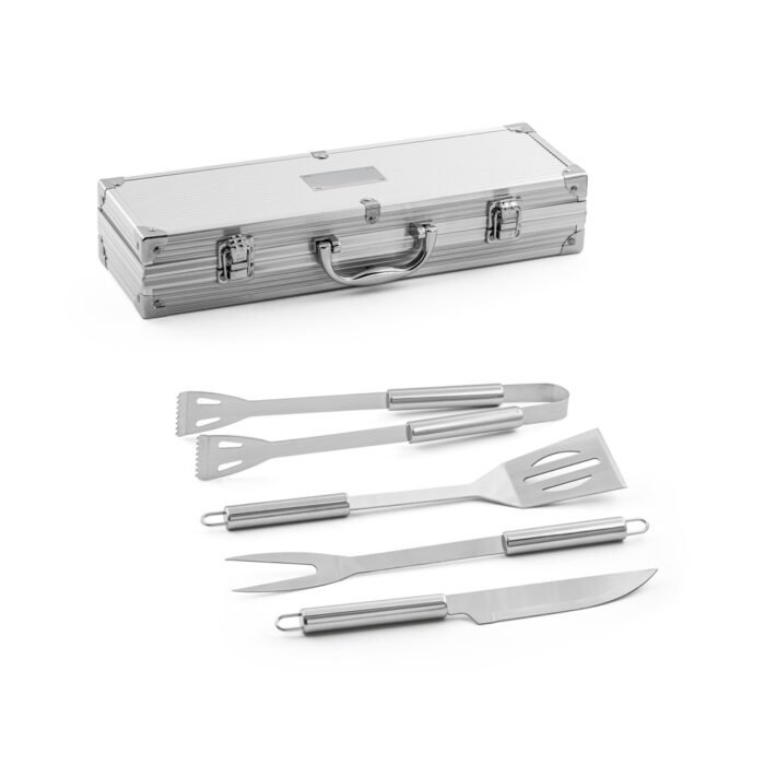 Kit churrasco em estojo de alumínio - Imagem 5