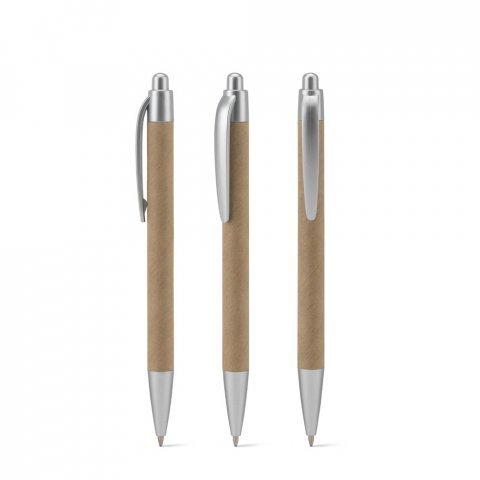 Esferográfica em papel 100% reciclado e detalhes em ABS reciclado (100% rABS)