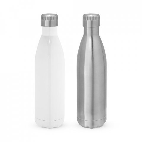 Garrafa em aço inox com parede dupla, isolada a vácuo 800 mL